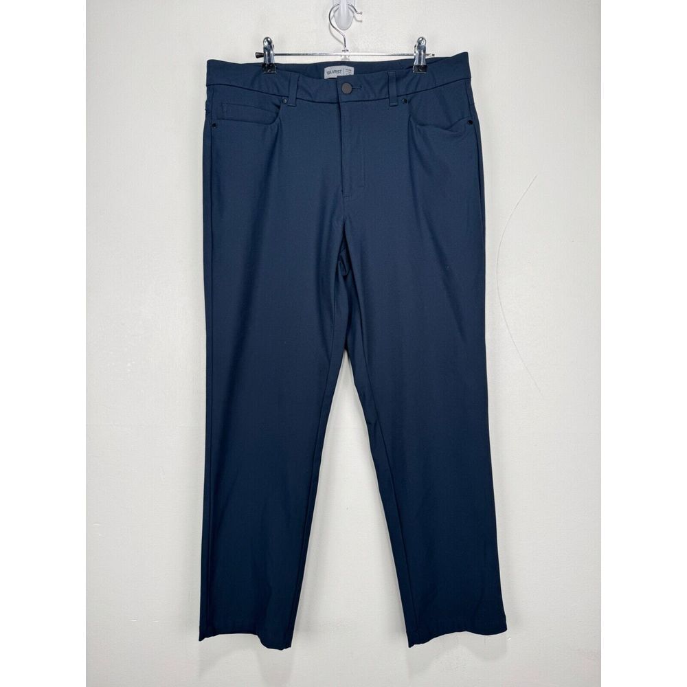 VRST Fairway 5-Pocket Pants Men 34x30 (34x28) Navy Blue Performance‎ Straight